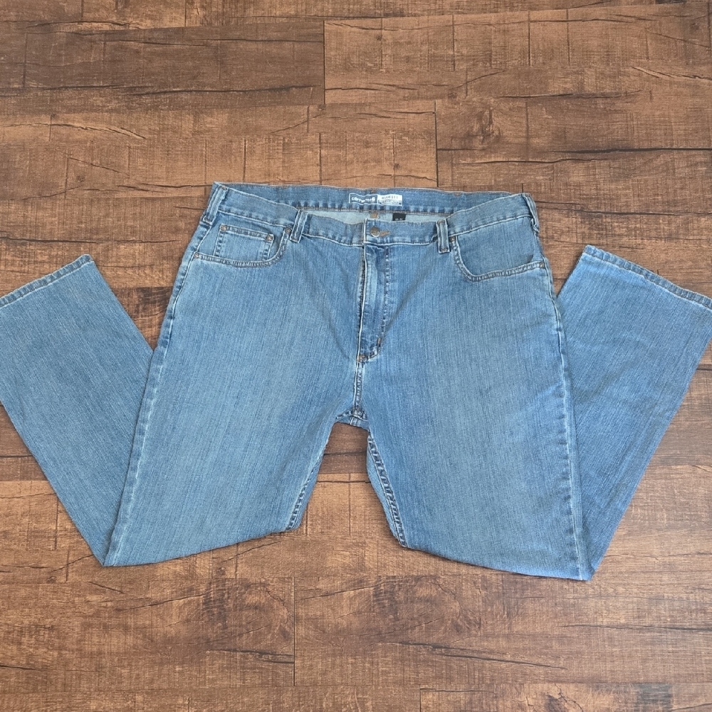 Carhartt Light Blue Straight Leg Jeans 40x30, Relaxed‎ Fit, Classic Workwear